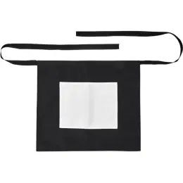 Hoppla Waiters Half Apron Solid White Flat